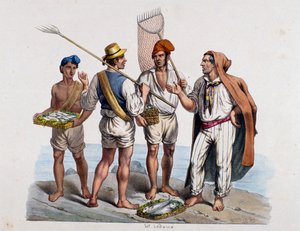 Napolilaiset kalastajat, Italia tekijältä Italian School