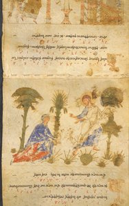 Touch Me Not, Exultet Roll, c.1072 (vellum) tekijältä Italian School