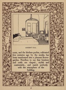 Sivu Taorminan San Domenico Palace -hotellin esitteestä (litografia). tekijältä Italian School