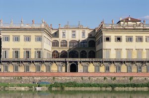 Palazzo Corsini, rakennettu 1650-1737 tekijältä Italian School