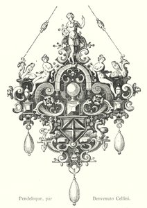 Pendeloque, Benvenuto Cellini (kaiverrus) tekijältä Italian School