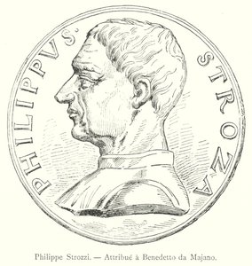 Philippe Strozzi, Attribuutti Benedetto da Majanolle (kaiverrus) tekijältä Italian School