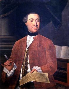 Anton Maria Paolin muotokuva, n. 1750 (öljy kankaalle) (ks. 138620) tekijältä Italian School