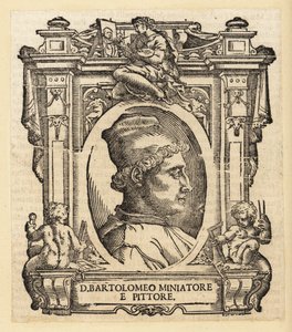 Muotokuva Bartolomeo della Gattasta, italialaisesta (florenttilaisesta) taidemaalari, valaisija ja arkkitehti tekijältä Italian School