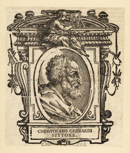 Muotokuva Cristofano Gherardista tai Cristoforo Gherardista, joka tunnetaan myös nimellä il Doceno, italialainen myöhäisrenessanssin tai manierismin taidemaalari, joka toimii pääasiassa Firenzessä ja Toscanassa tekijältä Italian School