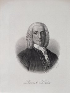 Domenico Scarlattin (1686-1757) muotokuva tekijältä Italian School