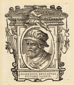 Muotokuva Domenico di Pace Beccafumista, italialaisen renessanssin manieristin taidemaalari tekijältä Italian School