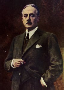 Giacomo Puccinin muotokuva (värilitra) tekijältä Italian School