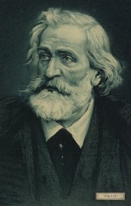 Giuseppe Verdin muotokuva tekijältä Italian School