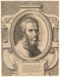 Michelangelon muotokuva, pubi. C1564. tekijältä Italian School