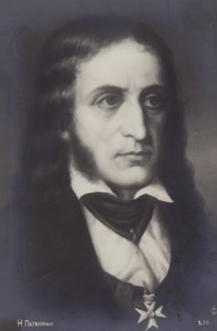 Niccolo Paganinin muotokuva tekijältä Italian School