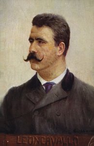 Ruggero Leoncavallon muotokuva tekijältä Italian School
