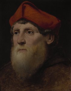 Muotokuva parrakkaasta prelaatista, n. 1520-1540 tekijältä Italian School