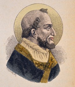 Muotokuva paavi Anacletista (tai Clet tai Anenclet tai Anacletus tai anencletus tai cletus tai anacleto tai cleto tai anencleto) (n. 76-88) tekijältä Italian School