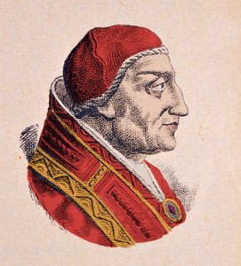 Paavi Klemens IV muotokuva tekijältä Italian School