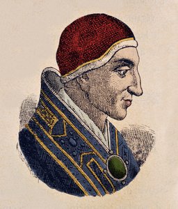 Paavi Johannes XV:n muotokuva (Giovanni, Ioannes) (985-996) tekijältä Italian School