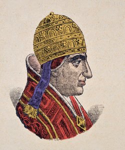 Paavi Johannes XXII:n muotokuva (Giovanni, Ioannes) (1316-1334) tekijältä Italian School