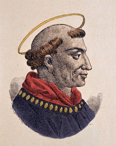 Paavi Leon IV:n muotokuva (Leo, Leone) (847-855) tekijältä Italian School