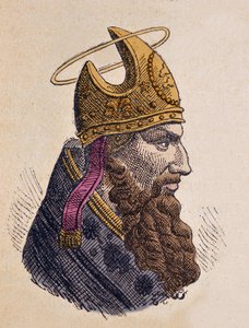 Paavi Marcin muotokuva (Mark tai Marcus tai Marco) (335-336) tekijältä Italian School