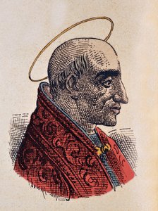 Paavi Marcellinin muotokuva (Marcellinus tai Marcellino) (296-304) tekijältä Italian School