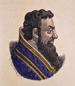 Paavi Marin II:n muotokuva (Marinus, Marino) (942-946) tekijältä Italian School