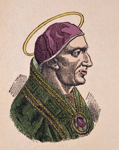 Paavi Zosimus Ierin muotokuva (Zosimus, Zosimus) (417-418) tekijältä Italian School