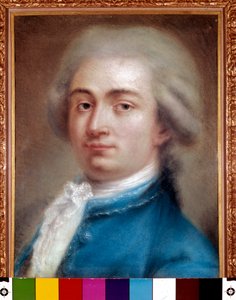 Kirjailija Carlo Goldonin muotokuva tekijältä Italian School