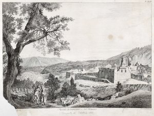 Soriano Calabron rauniot ja temppeli, Calabria, 1783 tekijältä Italian School