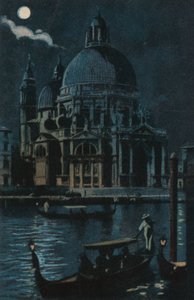Santa Maria della Salute (värilitografia) tekijältä Italian School