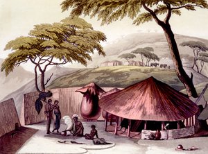 Kaakkoisrannikko: Cafren kansakunta, 1820-30-luku tekijältä Italian School