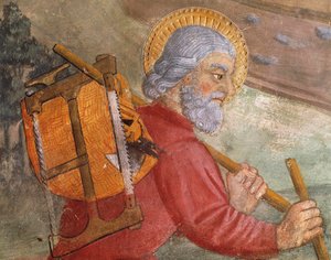 St Joseph, yksityiskohta lennosta Egyptiin tekijältä Italian School