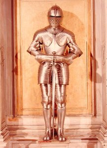 Henrik IV:n (1553-1610) haarniskapuku noin 1600 (rautaa). tekijältä Italian School