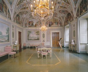 Yleisöhuone, Matteo Rossellin (1578-1650) vuonna 1623 maalaamia freskoja tekijältä Italian School