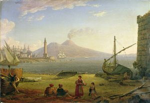 Napolinlahti (öljy kankaalle) tekijältä Italian School