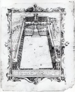 Belvederen tuomioistuin Vatikaanissa Roomassa, 1581 tekijältä Italian School