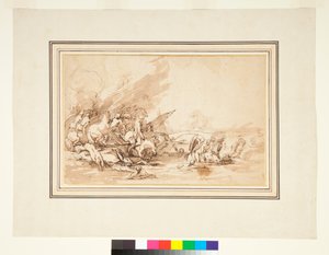 Cloelian lento ja hänen seuralaisensa, 1650-1700 tekijältä Italian School