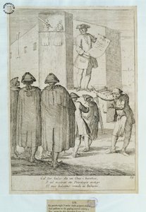 Nukketeatteri, 1748 tekijältä Italian School