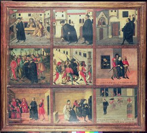Firenzen koulun firenzeläisen aatelisen Antonio di Giuseppe Rinaldeschin tarina (katso yksityiskohta 52655) tekijältä Italian School