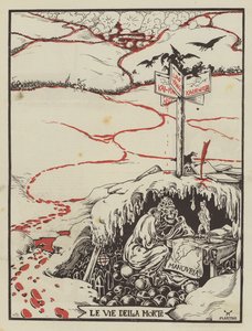 The Ways Of Death (värilitografia) tekijältä Italian School
