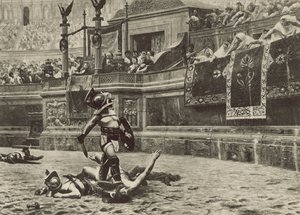 Käänteinen peukalo (litho) tekijältä Italian School