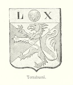 Tornabuoni (kaiverrus) tekijältä Italian School
