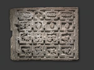 Paneelipuomi, Lombardic, 700s-800s tekijältä Italian School