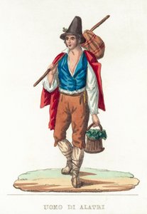 Man of Alatri (värinen kaiverrus) tekijältä Italian School
