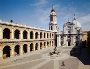 Näkymä julkisivusta, rakennettu 1570-87 tekijältä Italian School