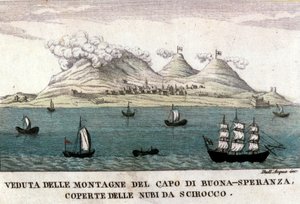 Näkymät Cape of Good Esperancen vuorille tekijältä Italian School