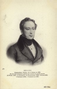 Vincenzo Bellini, italialainen oopperasäveltäjä (1801-1835) tekijältä Italian School
