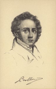 Vincenzo Bellini, italialainen oopperasäveltäjä (1801-1835) tekijältä Italian School