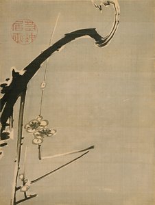 Luumunkukat - Jakuchu, Ito (1716-1800) - 1700-luku - Akvarelli ja muste paperille - 34,8x26,2 - Suntory Museum of Art