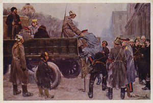 Venäjän kenraalien pidätys helmikuun 1917 vallankumouksen aikana tekijältä Ivan Alexeyevich (after) Vladimirov