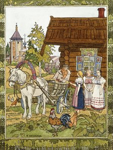 Isä lähtee messuille tekijältä Ivan Bilibine